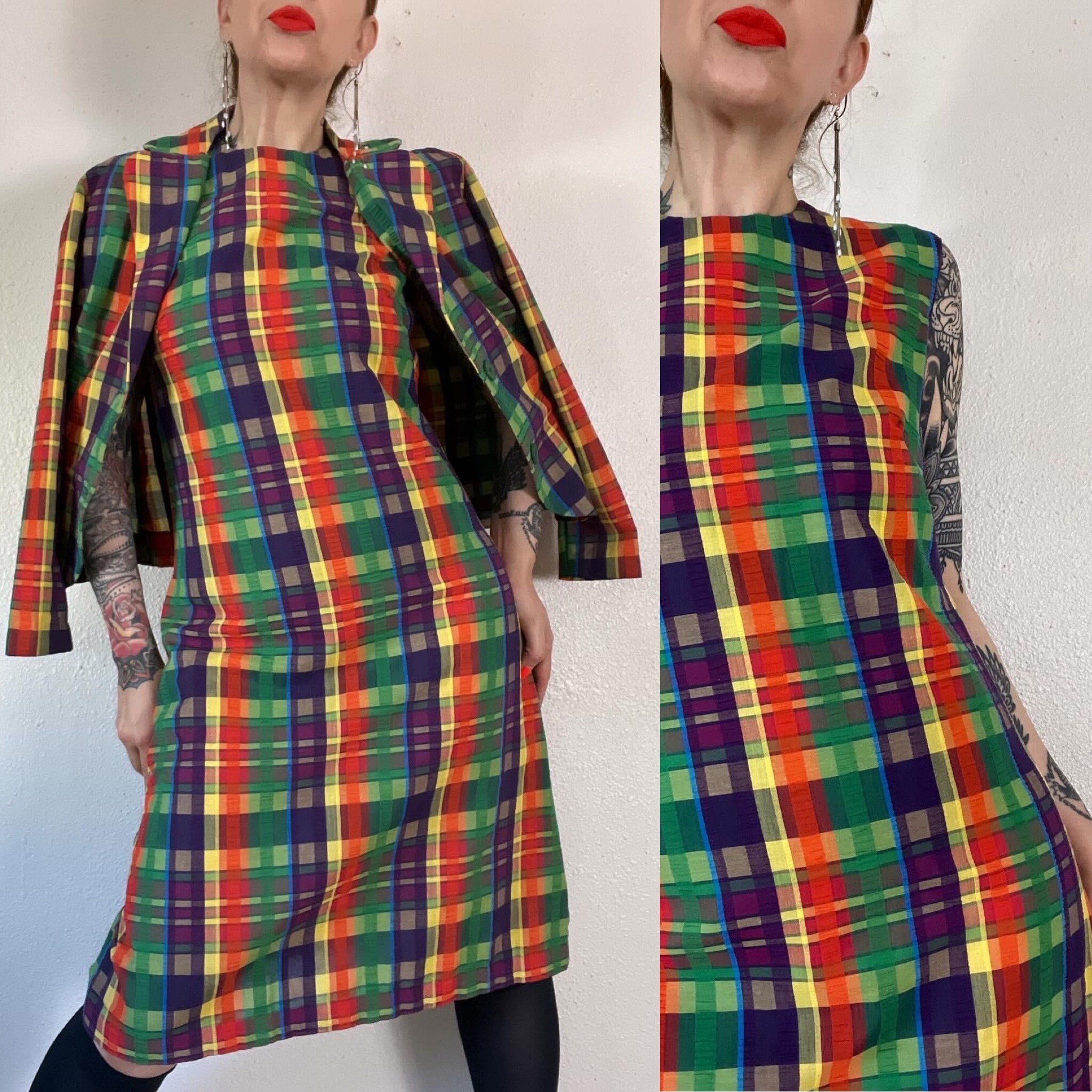 ミストレアスPearl Strap Sheer Plaid Dress（MISTREASS Pearl