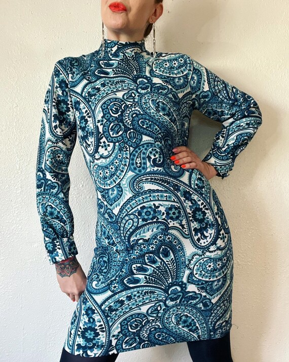 blue and white paisley print dress Blue Floral Puff Short Sleeve V Neck High Waist Maxi Dress  The Perfect  Touch SA