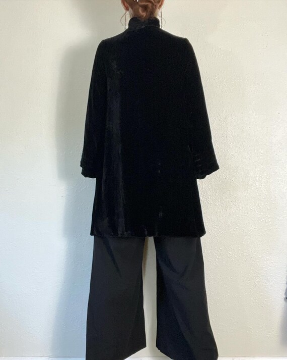 Women's Vintage George Rech Black Velvet Jacket S