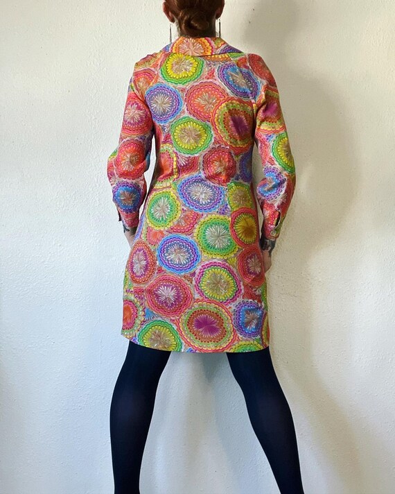 Vintage 1960’s electric psychedelic Melty rainbow… - image 9