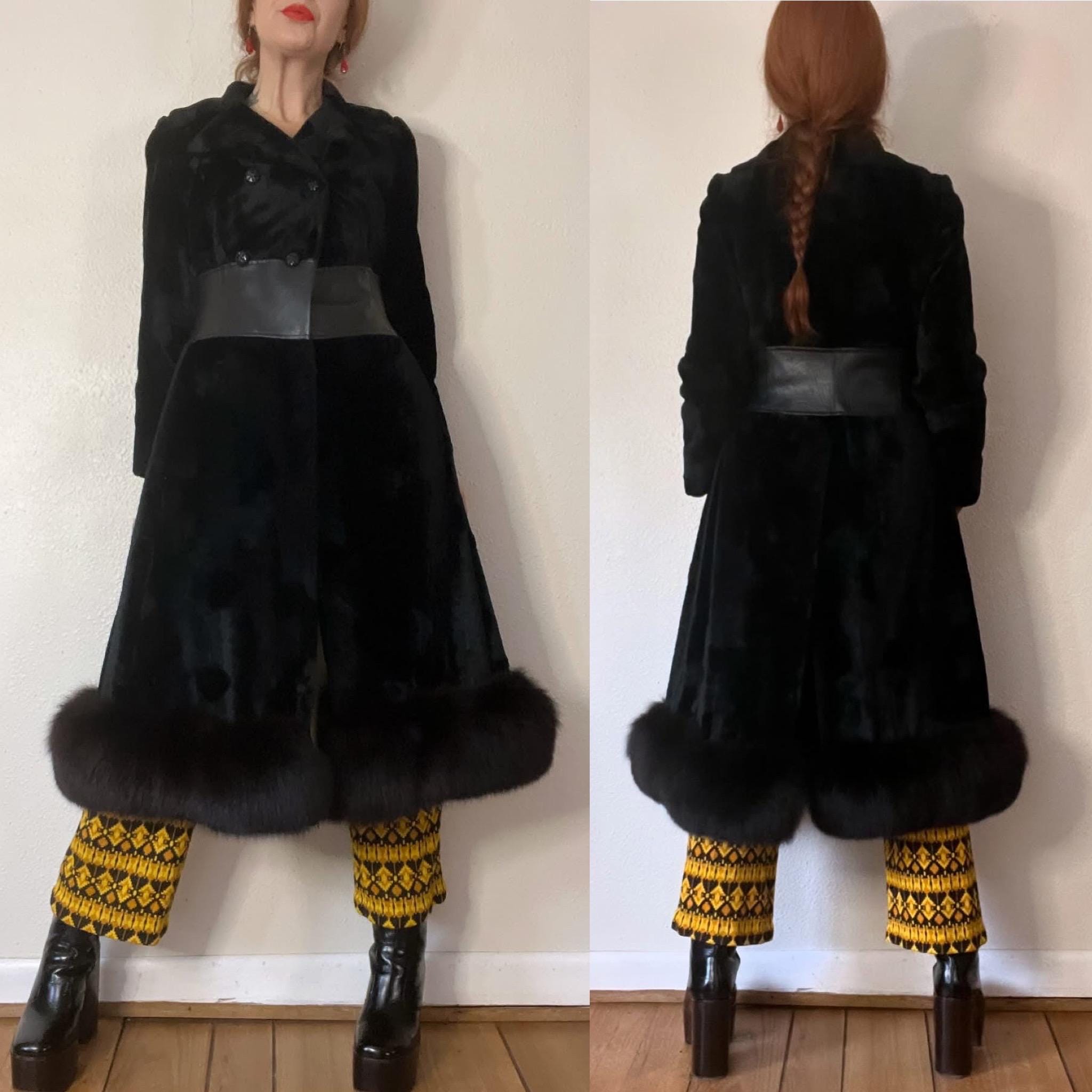 デザイナー ヴィンテージ 1960 年代 リリー アン モッド ブラック