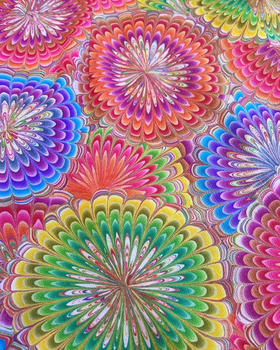 Vintage 1960’s electric psychedelic Melty rainbow… - image 2