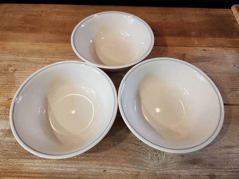 Set of 6 Vintage Corelle 18 Oz Soup / Cereal Bowls. Beige With Etsy