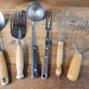 Vintage Stainless Steel Cooking Utensils ~ Sold individually ~ USA