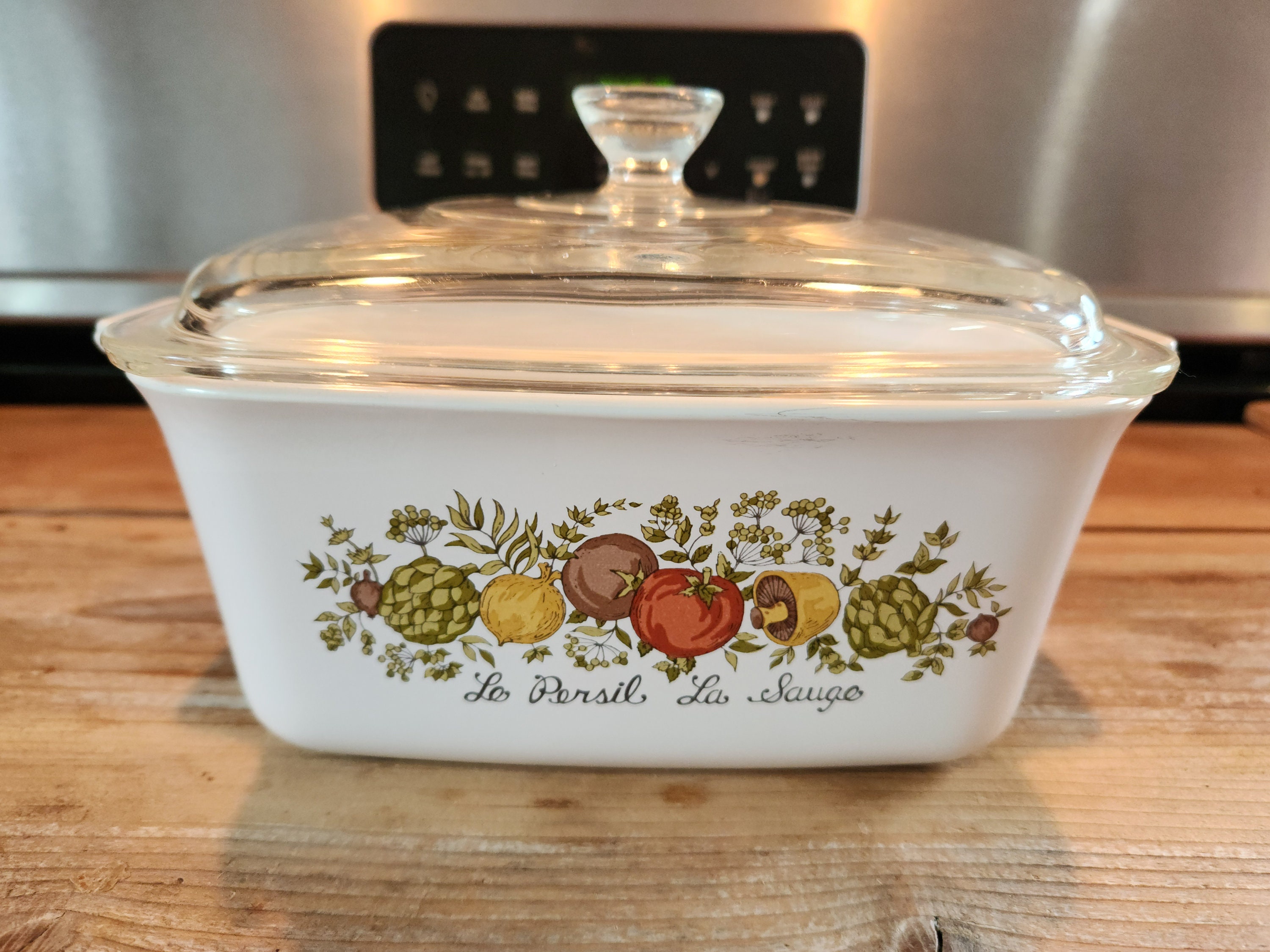 最新のデザイン Corning Vintage Ware P-4-B Pan Loaf Pyroceram Life of Spice 調理器具