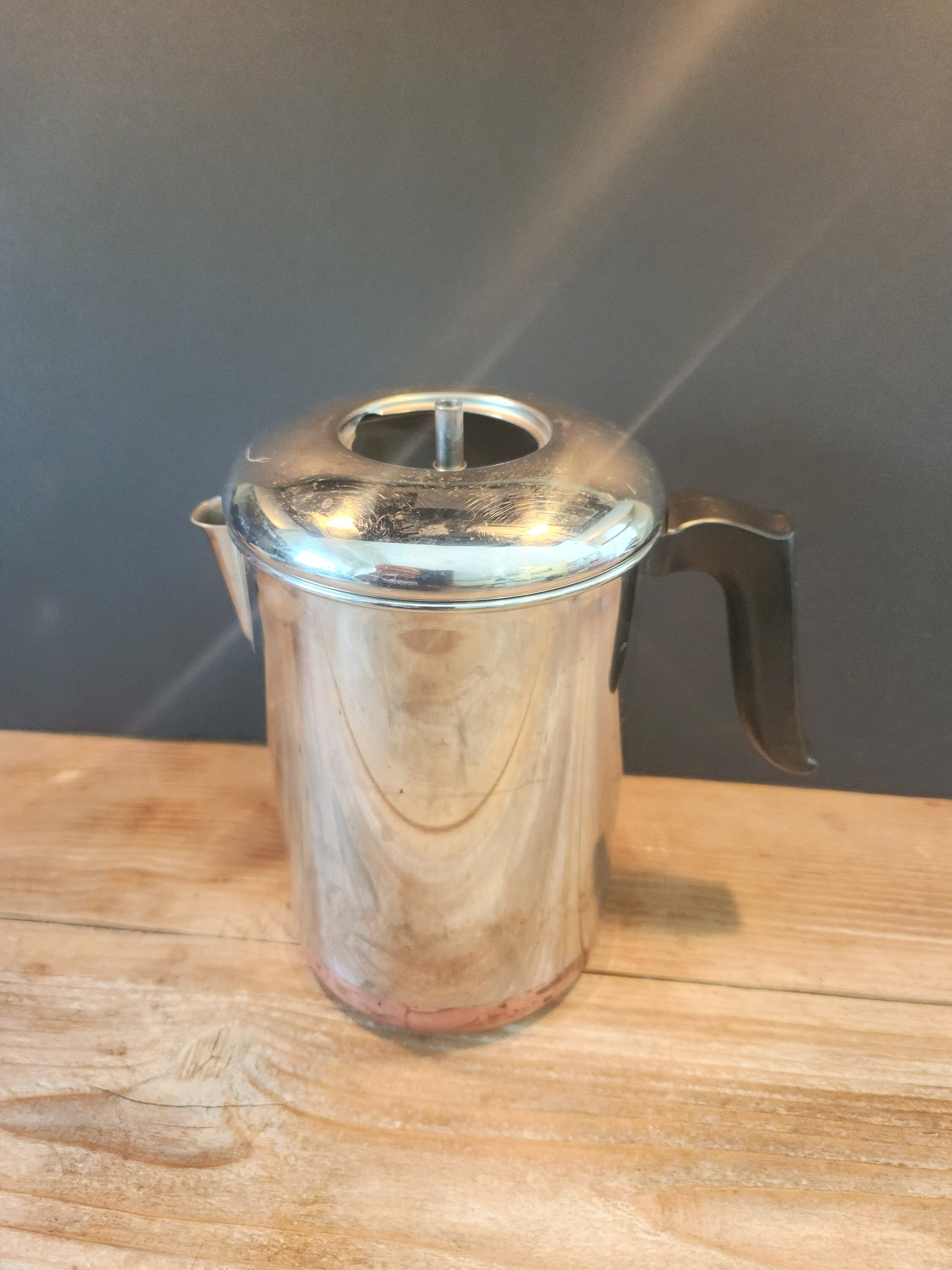 Vintage Revere Ware 14-Cup Stovetop Indoor/Outdoor Camping Coffee Pot  Percolator