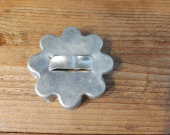 Vintage Aluminum Flower Shaped Cookie Cutter