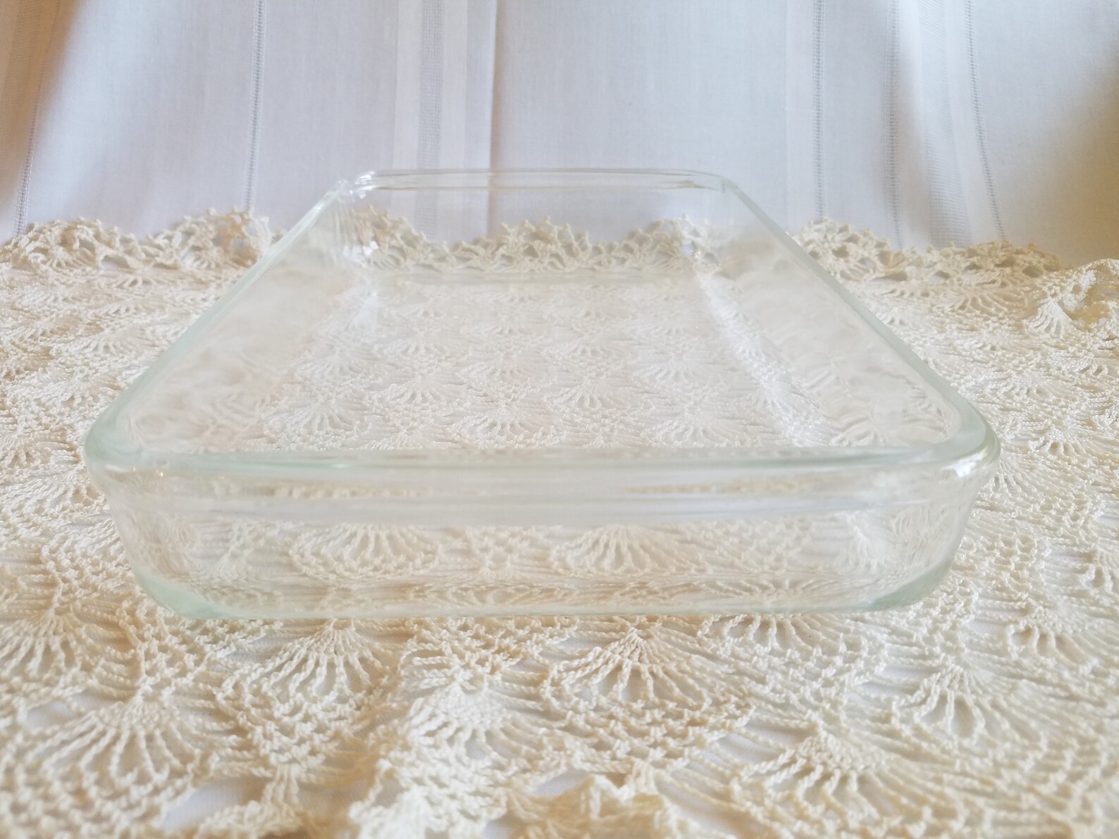 Vintage Pyrex 232 Clear Rectangular 2 Quart Baking Dish Etsy