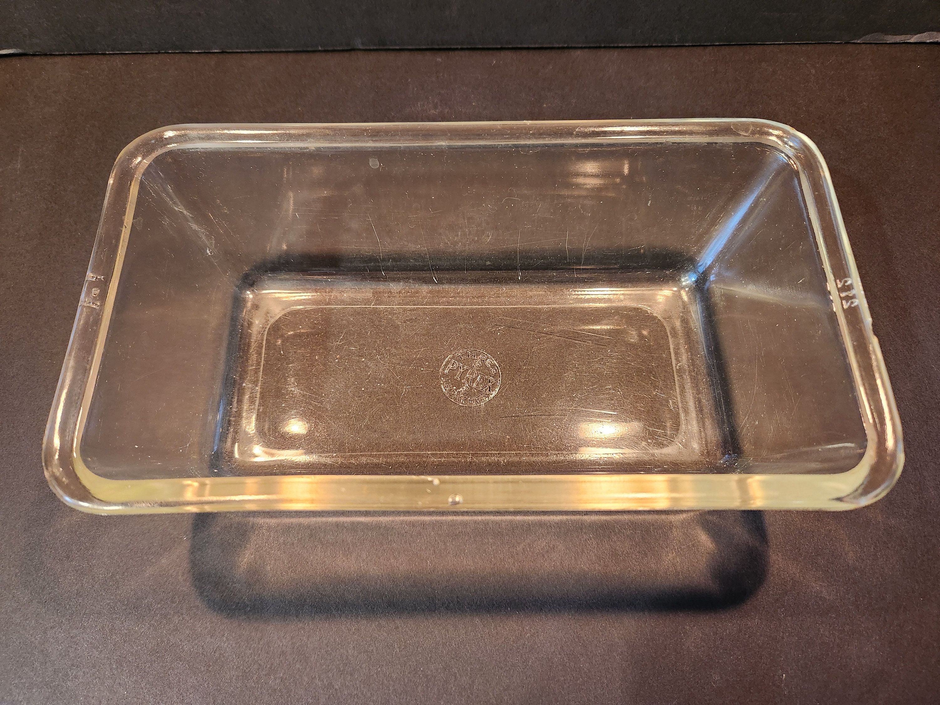 Vintage Pyrex Clear Loaf Pan ~ Pyrex 212 ~ Circular Dollar Vintage Pyrex Clear Loaf Pan ~ Pyrex 212 ~ Circular Dollar