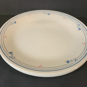 Set of 4 Vintage Corelle Country Violets Dinner Plates ~ Corning USA