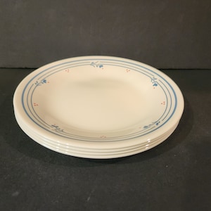 Set of 4 Vintage Corelle Country Violets Bread Plates ~ Corning USA