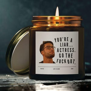 Scented Candle for Love Island Fan Gift for Reality TV Love Island Candle Gift for Reality TV Themed Gift for Friends Housewarming Gift