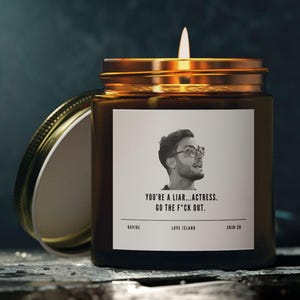 Scented Candle for Love Island Fan Gift for Reality TV Love Island Candle Gift for Reality TV Themed Gift for Friends Housewarming Gift