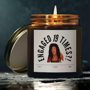 Real Housewives Gift Real Housewives of New Jersey Gift RHONJ Candle Bravo Housewives Gift for Engagement Teresa Guidice Engagement Gift