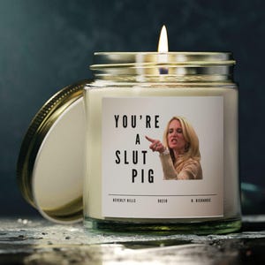 Real Housewives Gift Real Housewives of Beverly Hills Candle RHOBH Gift Bravo Real Housewives Christmas Gift Candle Housewives Gift Idea