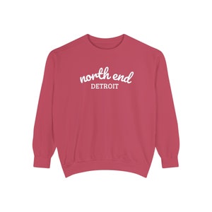 Detroit Crewneck Detroit Sweatshirt North End Detroit Michigan Frauen Crewneck Detroit Sweatshirt Detroit Geschenk Detroit Shirt