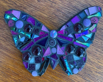 Mosaic Butterfly, flutter by butterfly, wall art, mosaic wall hanging