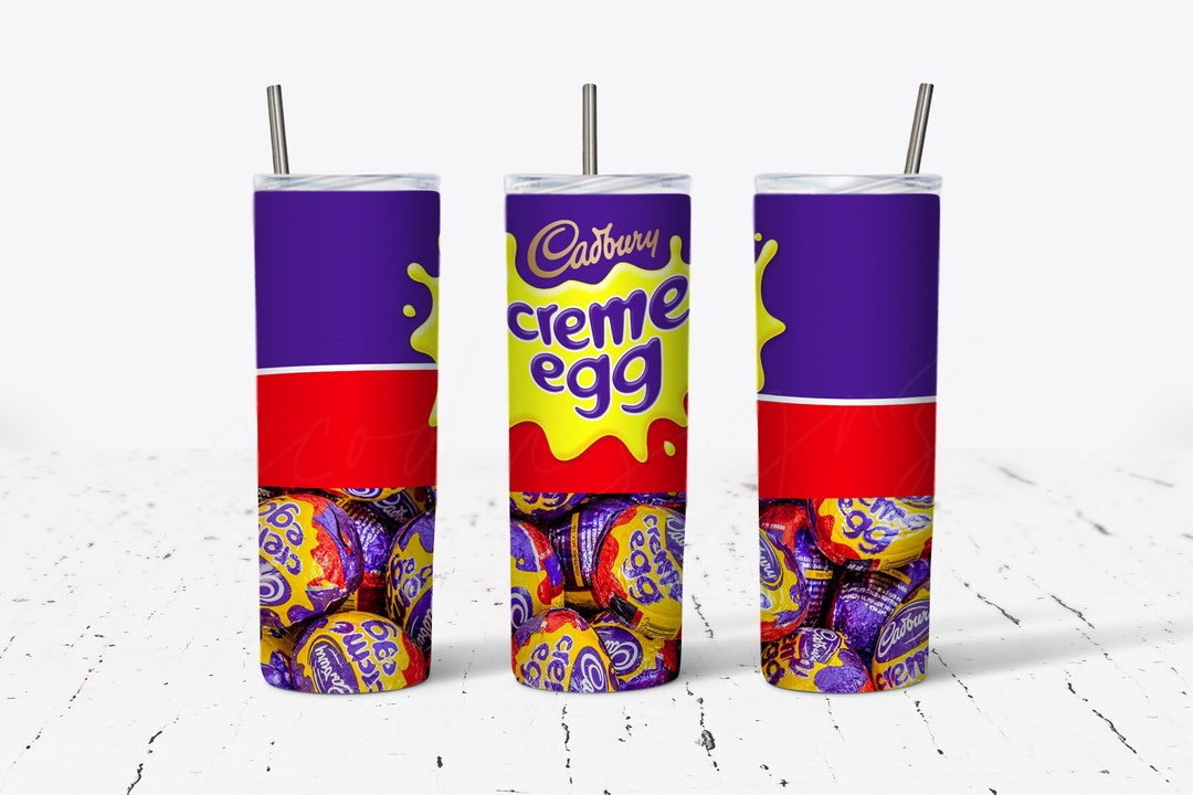 Cadbury Egg Tumbler, Sublimation, Skinny Tumbler W/ Lid, Easter