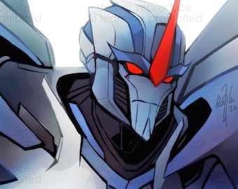 Transformers Starscream TFP Print - A4, 5x7, Postcard