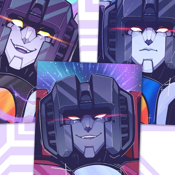 Transformatoren Sucher Drucke - Starscreme Skywarp Thundercracker - A4, 5x7