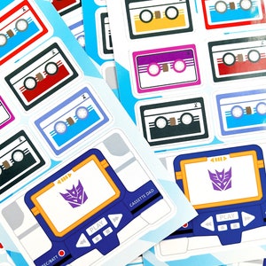Stickervel Transformers Soundwave Family