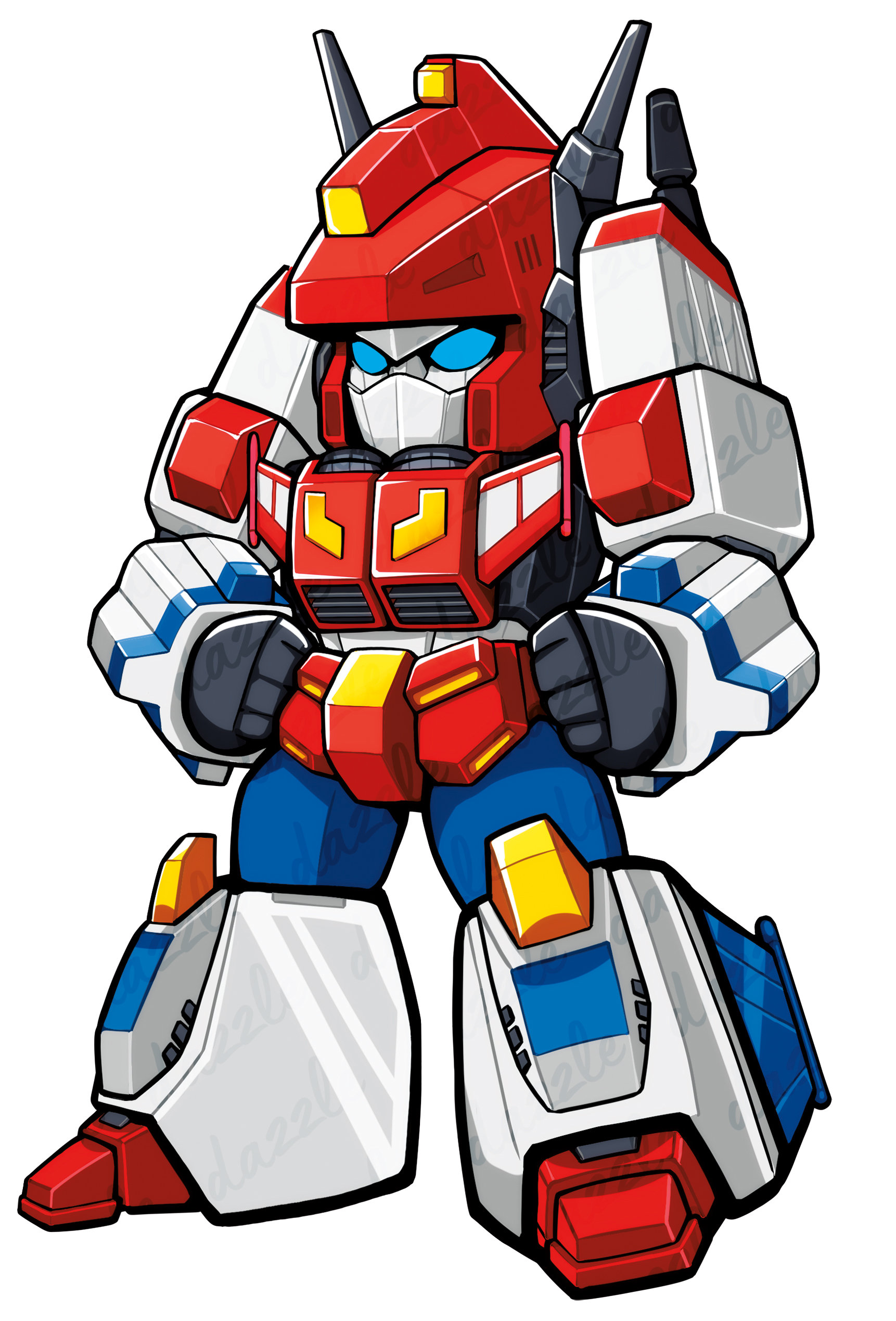 Transformers Victory Stickers - Star Saber Deathsaurus Liokaiser