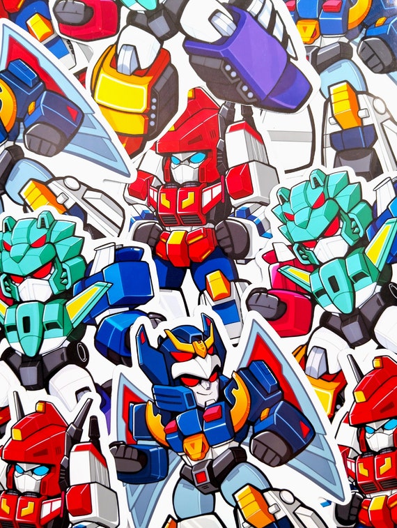 Transformers Victory Stickers - Star Saber Deathsaurus Liokaiser