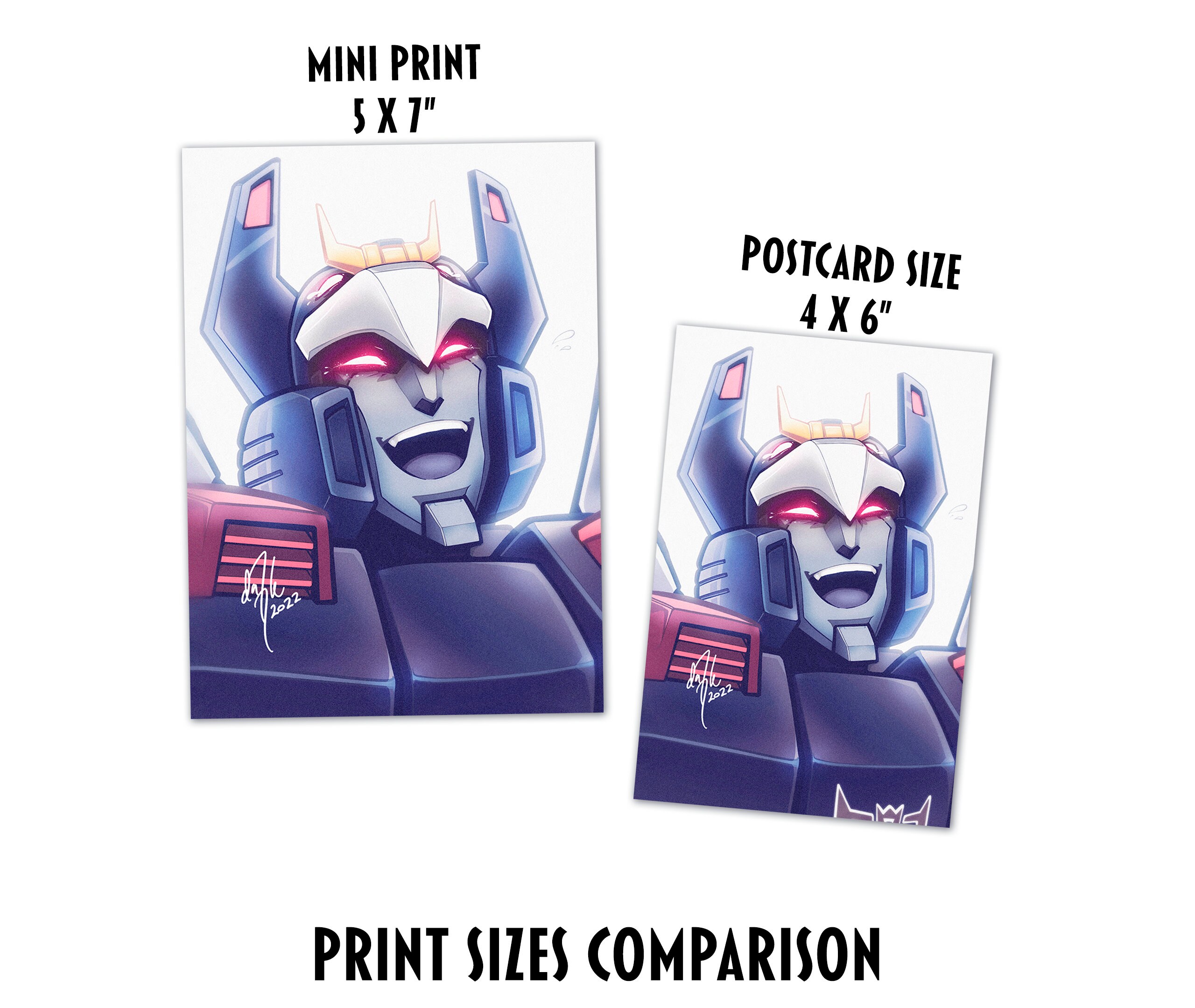 Transformers Laughing Deathsaurus Print - 5x7, Postcard - Etsy