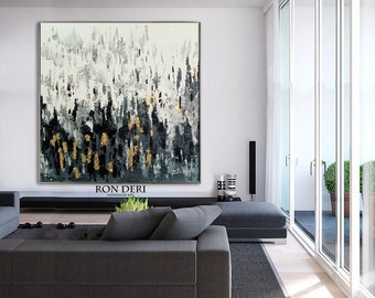 Landscape Painting, Original Art, Acrylic Painting, Abstract Art, Forest Painting, Inspirational Wall Art, Abstract Wall Art, Handmade Art