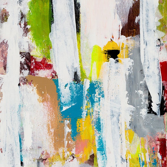 オリジナル絵画「Composition N.01」 | ロン・デリによる現代アート 