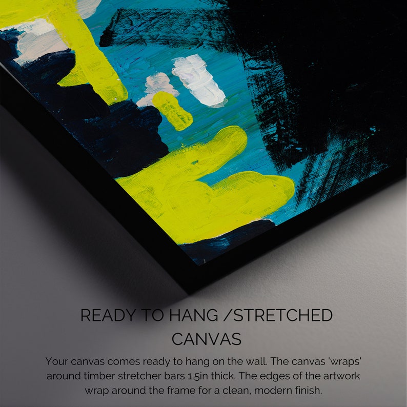 Contemporary Art Abstract Painting Large Wall Art Canvas Modern Painting Canvas Abstract Paintings Canvas Black Painting bild 7