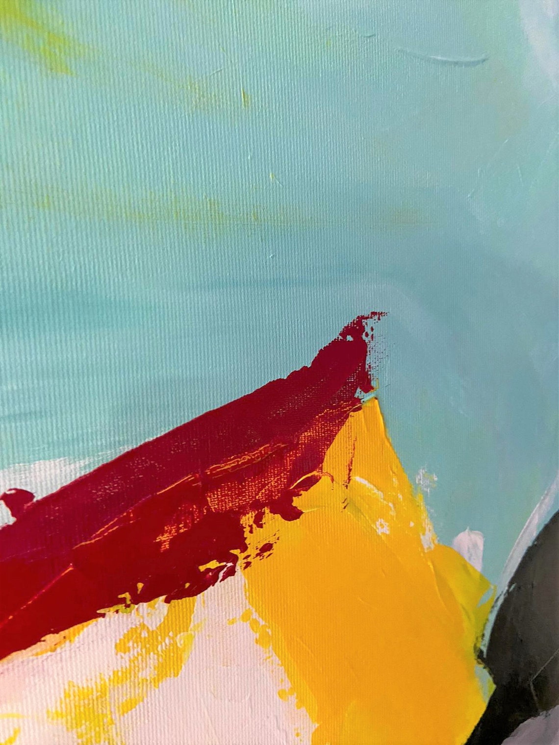 Set of 2 Paintings Acrylic Art on Canvas Oversized Paintings Etsy