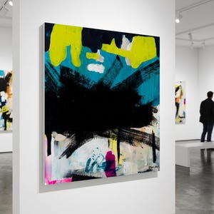 Contemporary Art Abstract Painting Large Wall Art Canvas Modern Painting Canvas Abstract Paintings Canvas Black Painting