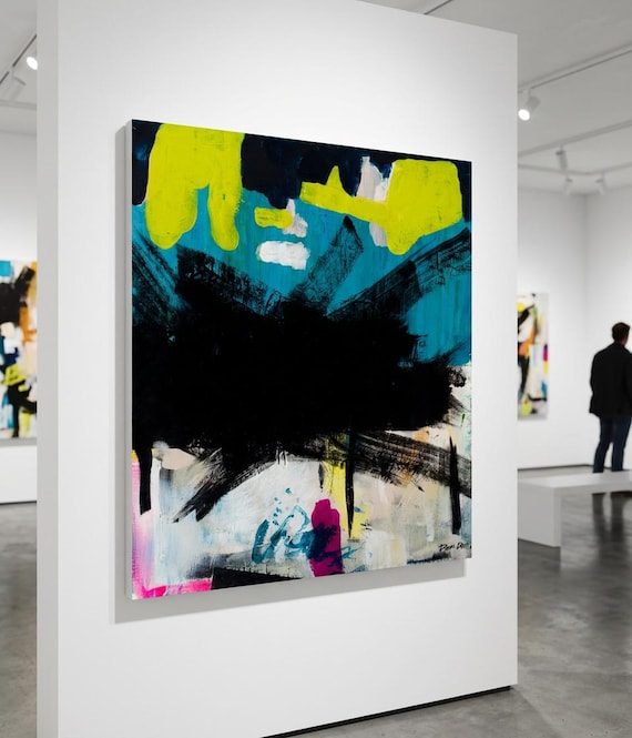Contemporary Art Abstract Painting Large Wall Art Canvas Modern Painting Canvas Abstract Paintings Canvas Black Painting