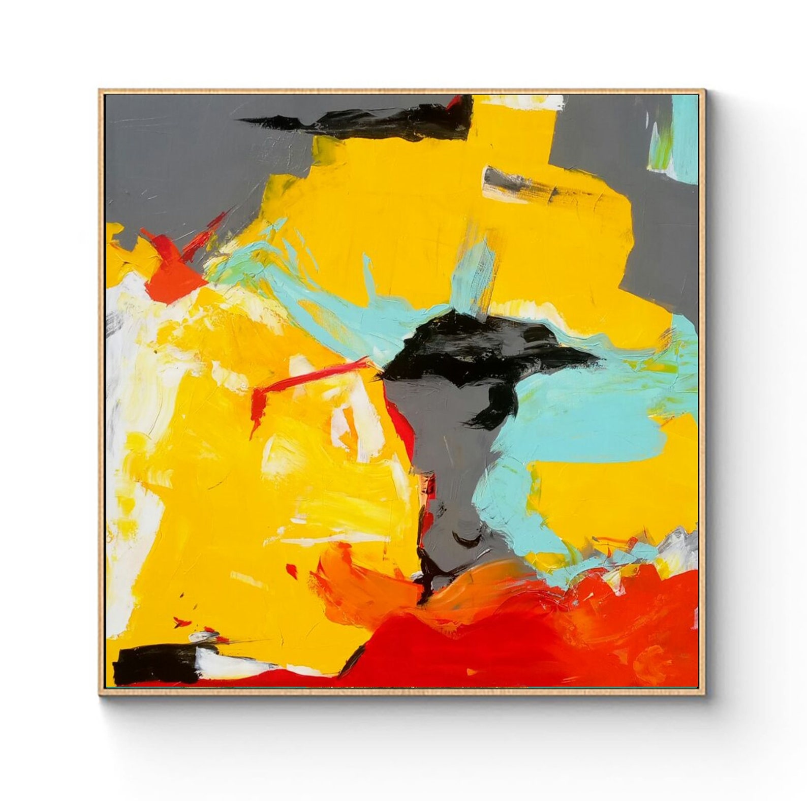 Extra Large Wall Art Large Canvas Painting Original Abstract Etsy