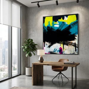 Contemporary Art Abstract Painting Large Wall Art Canvas Modern Painting Canvas Abstract Paintings Canvas Black Painting 2