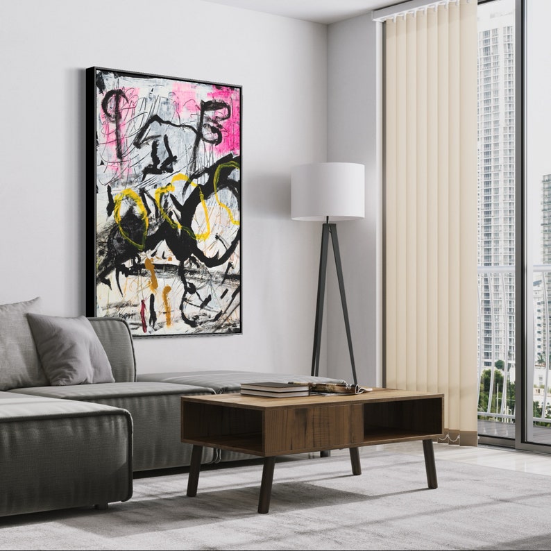 Large Abstract Art Canvas Print Large Wall Art Abstract Painting Print Modern Art Contemporary Abstract Living Room Wall Art Decor Canvas  3