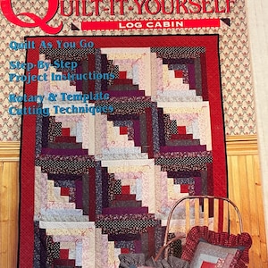 Simplicity Quilt-It-Yourself Quilt Craft Book Log Cabin