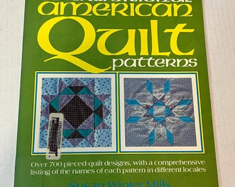 Illustrated Index to Traditional American Quilt Patterns Susan Winter Mills