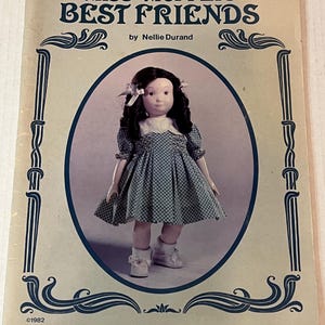 Miss Muffets beste Freunde Nellie Durand Schnittmuster für Puppenkleidung 1