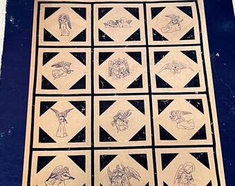 Angels in Bluework Book 1 by Susan Ervin Sith 12 Designs