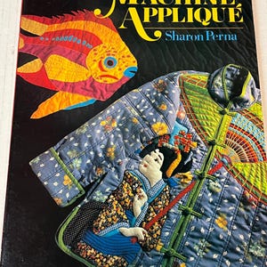 Machine Applique Quilting Pattern Book Paperback Sharon Perna