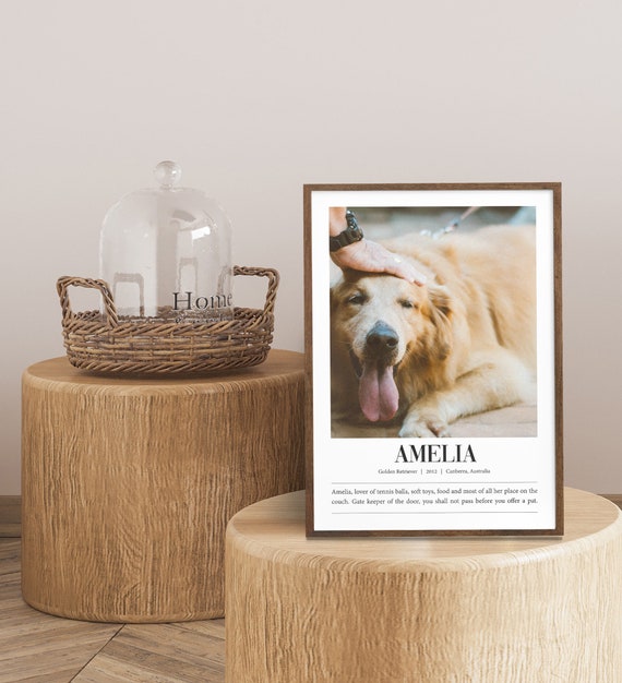 Impressão personalizada de retrato de animal de estimação: pôster