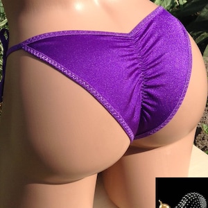 Brazilian bikini bottom Brazilian panties purple Beach lingerie sexy lingerie satin panties cotton lingerie sexy women lingerie stripper