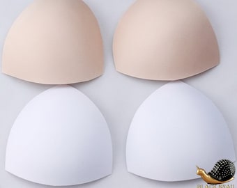 Bikini top  padding ADD Padding bra breast enhancer Add lining Insert sheer lining foam bra insert triangle push up cup
