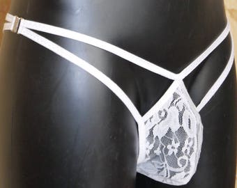 Mens lingerie Lace Men panties through Sissy lingerie men Hot panties Men lingerie Clasp Adult lingerie Stripper lingerie men Bdsm lingerie