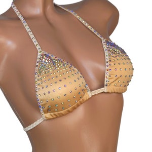 Rhinestone Bras Plus Size 