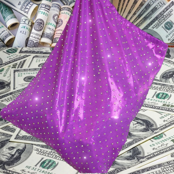 Money bag Stripper bag drawstring bag stripper outfits exotic dancewear stripper clothes dancer bag plus size exoticwear club dancer