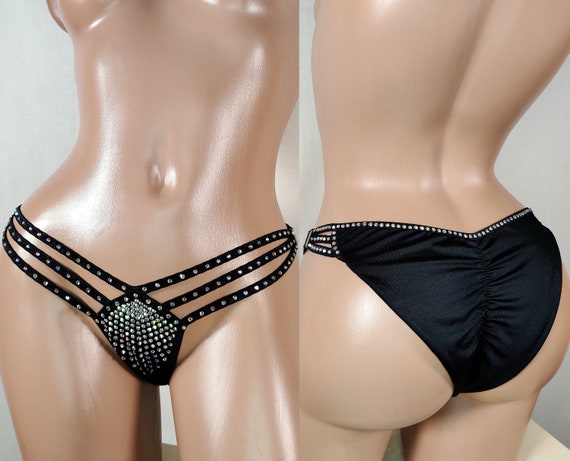 sexy brazilian lingerie Lingerie Sexy Grande Taille Col en V Taille Haute Soutien-Gorge et Culotte  en Dentelle Florale Ensemble 2 Pcs Sans Armature Ensemble de Culottes en  Dentelle pour Femmes Ensemble de Soutien-Gorge et String main image 1
