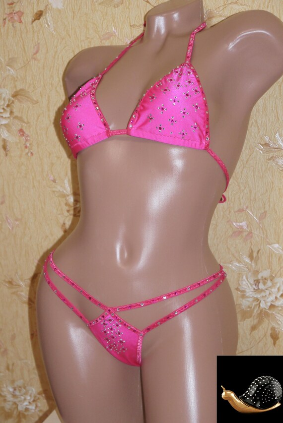pink swimwear